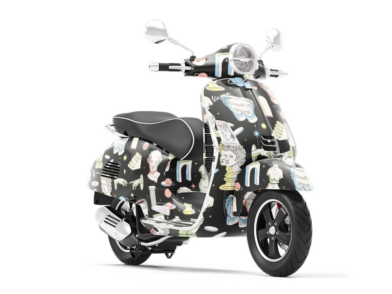 Interdimensional Statues Greco Roman Vespa Scooter Wrap Film