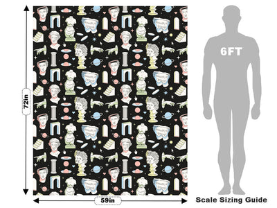 Interdimensional Statues Greco Roman Vehicle Wrap Scale~Rwraps Series 914 Interdimensional Statues Greco Roman Measurements~1