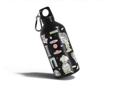interdimensional statues greco roman Water Bottle DIY Stickers