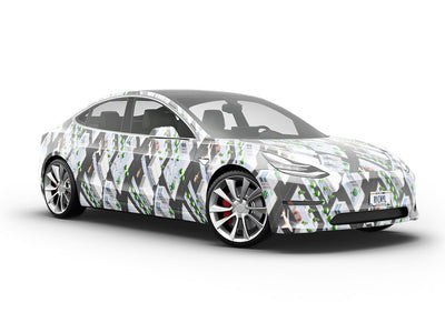 International Airport Cityscape Vehicle Vinyl Wrap