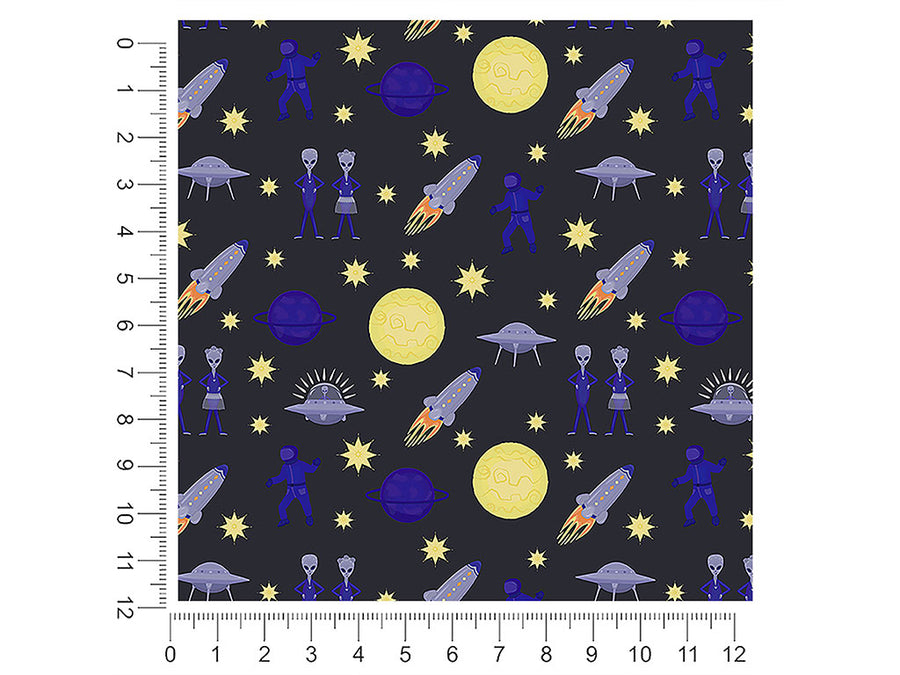 interplanetary honeymoon science fiction 1ft x 1ft Craft Sheets