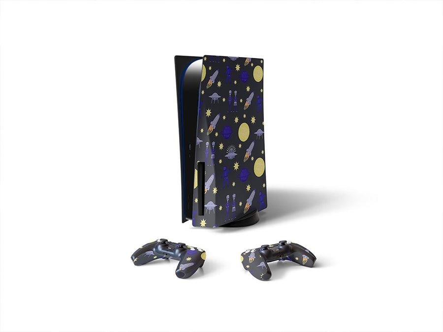 interplanetary honeymoon science fiction Sony PS5 DIY Skin
