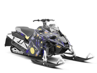 Interplanetary Honeymoon Science Fiction Custom Wrapped Snowmobile