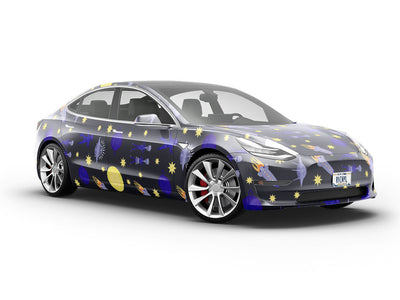 Interplanetary Honeymoon Science Fiction Vehicle Vinyl Wrap