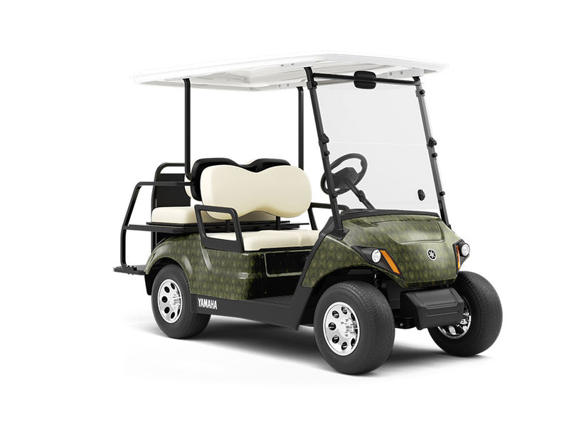 Intricate Webs Gothic Wrapped Golf Cart