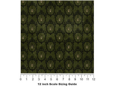 Intricate Webs Gothic Vinyl Film Pattern Size 12 inch Scale~Rwraps Intricate Webs Gothic Sizing Chart~2
