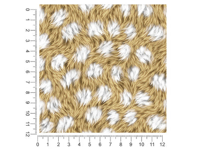 inverse yeti animal print 1ft x 1ft Craft Sheets