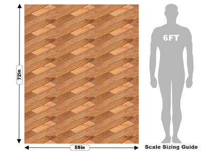 Ipswich Pine Wooden Parquet Vehicle Wrap Scale~Rwraps Series 914 Ipswich Pine Wooden Parquet Measurements~2