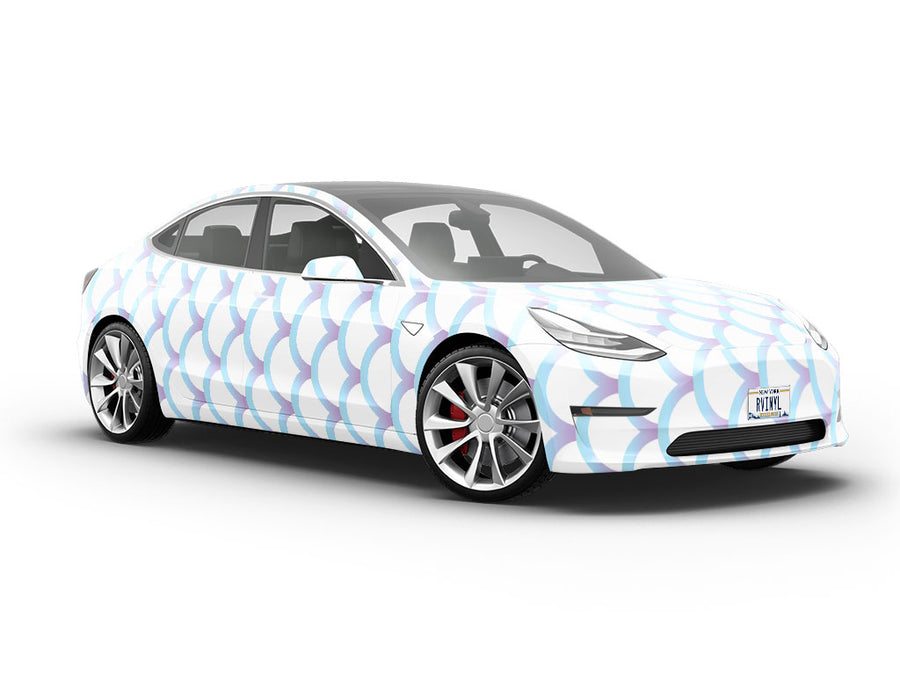 Iridescent Scales Fantasy Vehicle Vinyl Wrap