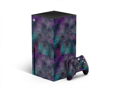 iridescent zentangle optical illusion XBOX DIY Decal