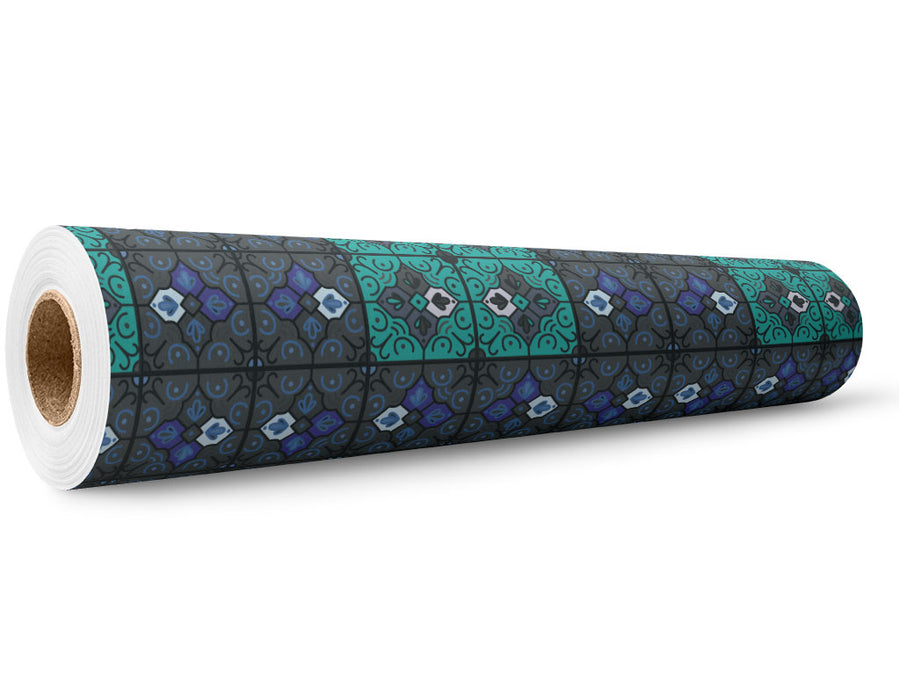 Iris Tile Wrap Film Wholesale Roll~Rwraps Series 914 Digitally Printed Vinyl Roll~5