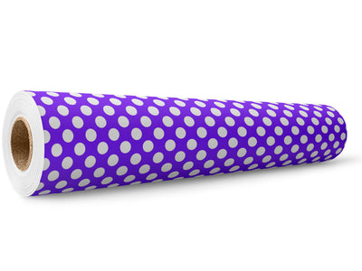 Iris Purple Polka Dot Wrap Film Wholesale Roll~Rwraps Series 914 Digitally Printed Vinyl Roll~5