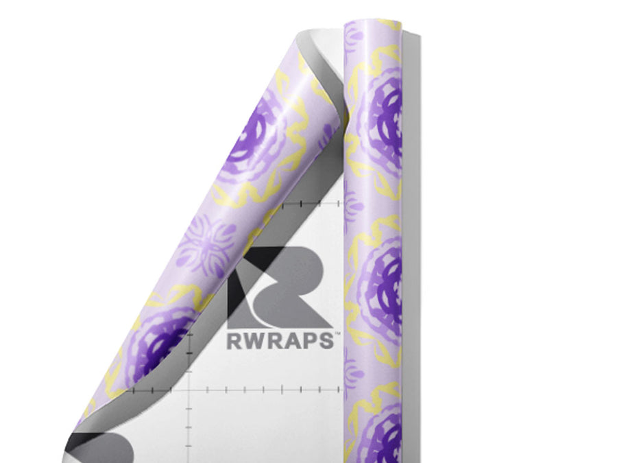Iris Spotlights Art Deco Wrap Film Sheets~Rwraps Series 914 Iris Spotlights Art Deco Scrolled Sheet~3