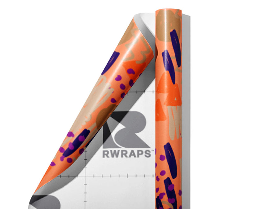 Irish Oraiste Abstract Wrap Film Sheets~Rwraps Series 914 Irish Oraiste Abstract Scrolled Sheet~3