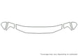 ascender Avery Dennison Clear Bra Hood Precut PPF Diagram