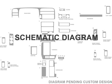 isuzu custom Dash Kit Diagram
