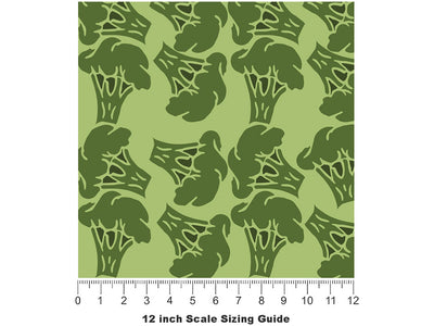 Italian DiCicco Vegetable Vinyl Film Pattern Size 12 inch Scale~Rwraps Italian DiCicco Vegetable Sizing Chart~2
