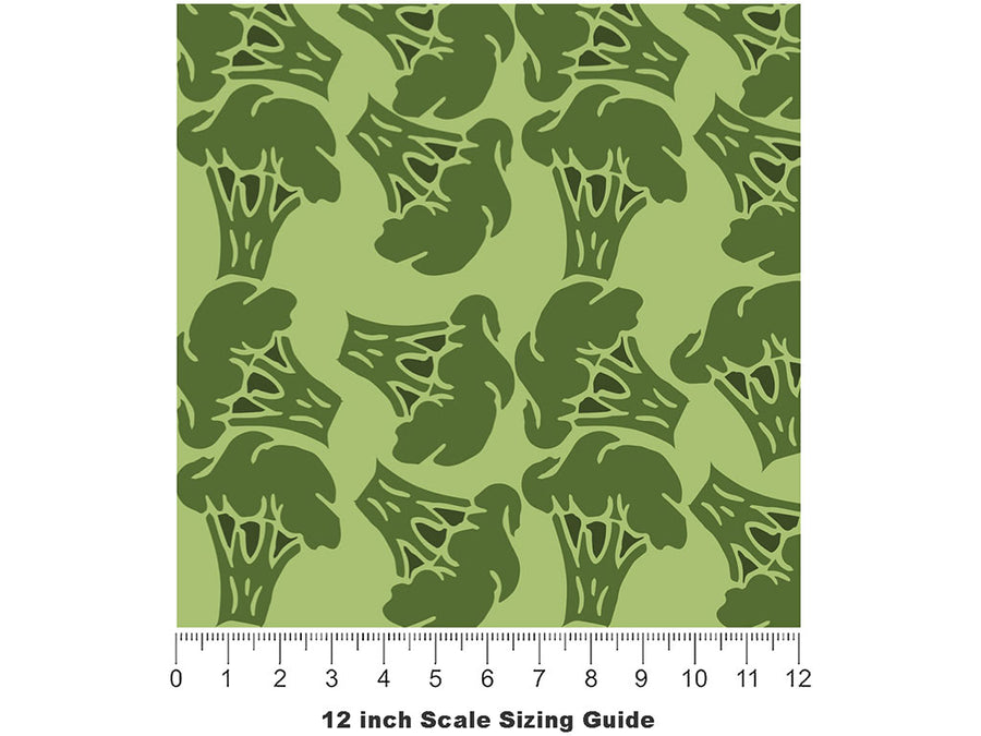 Italian DiCicco Vegetable Vinyl Film Pattern Size 12 inch Scale~Rwraps Italian DiCicco Vegetable Sizing Chart~2