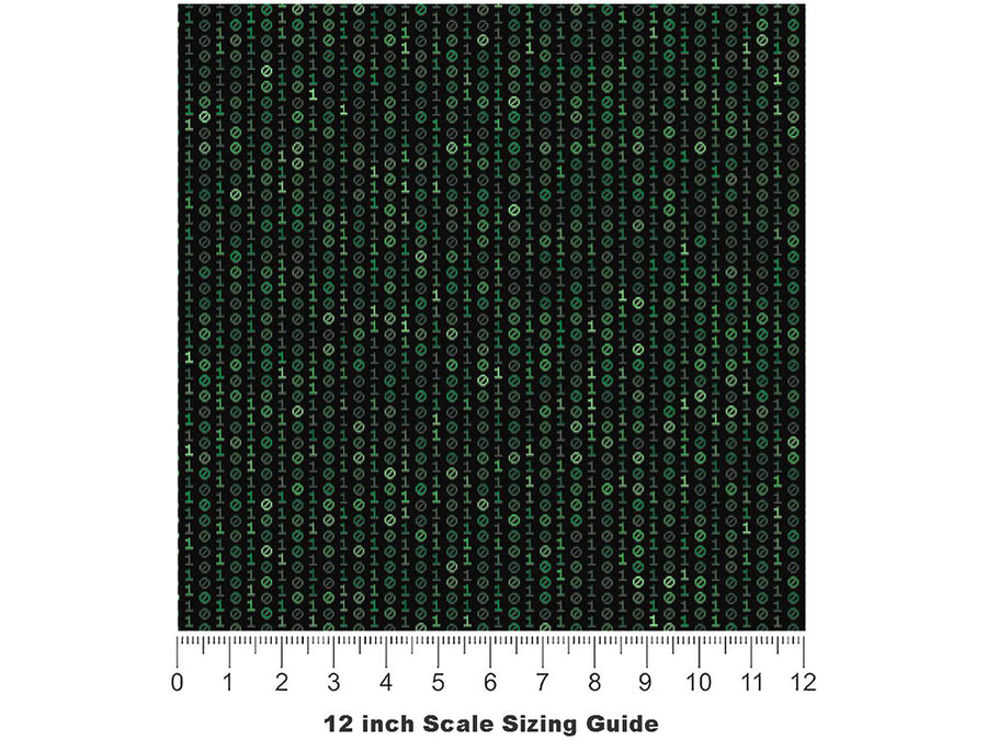 It's Everywhere Technology Vinyl Film Pattern Size 12 inch Scale~Rwraps It's Everywhere Technology Sizing Chart~3
