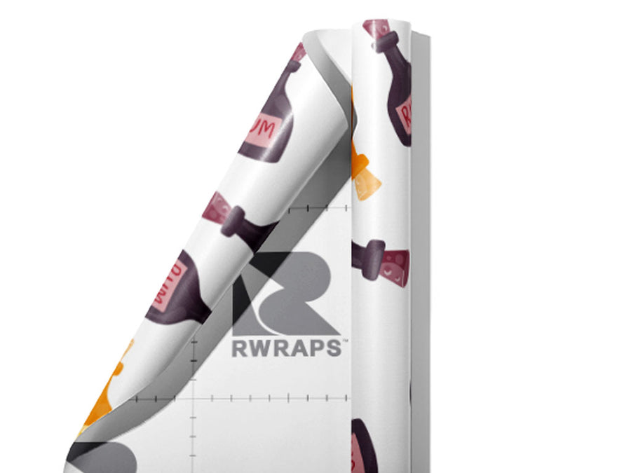 Its Gone Alcohol Wrap Film Sheets~Rwraps Series 914 Its Gone Alcohol Scrolled Sheet~3