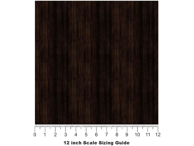 Jacobean  Wood Plank Vinyl Film Pattern Size 12 inch Scale~Rwraps Jacobean  Wood Plank Sizing Chart~3