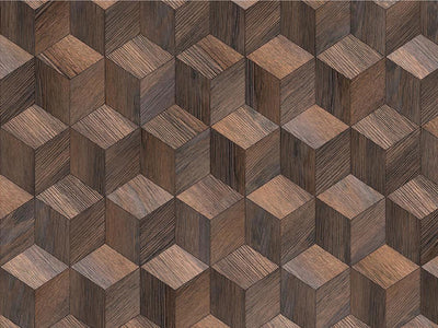 Jacobean Stain Wooden Parquet Vinyl Wrap Pattern~Rwraps Series 914 Digitally Printed Vinyl Wrap~0