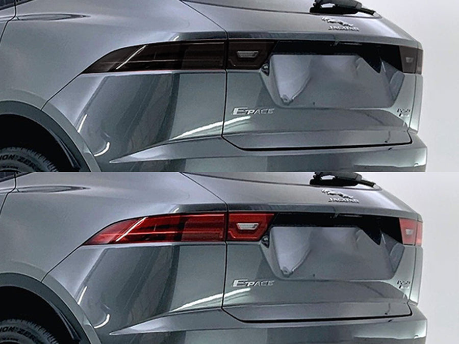 e-pace Before and After Smoked Taillights