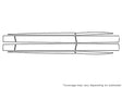 f-pace Avery Dennison Clear Bra Door Cup Precut PPF Diagram