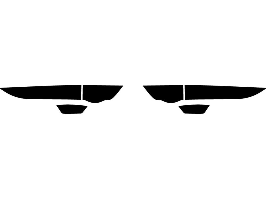 f-pace Precut Tail Light Tint Diagram