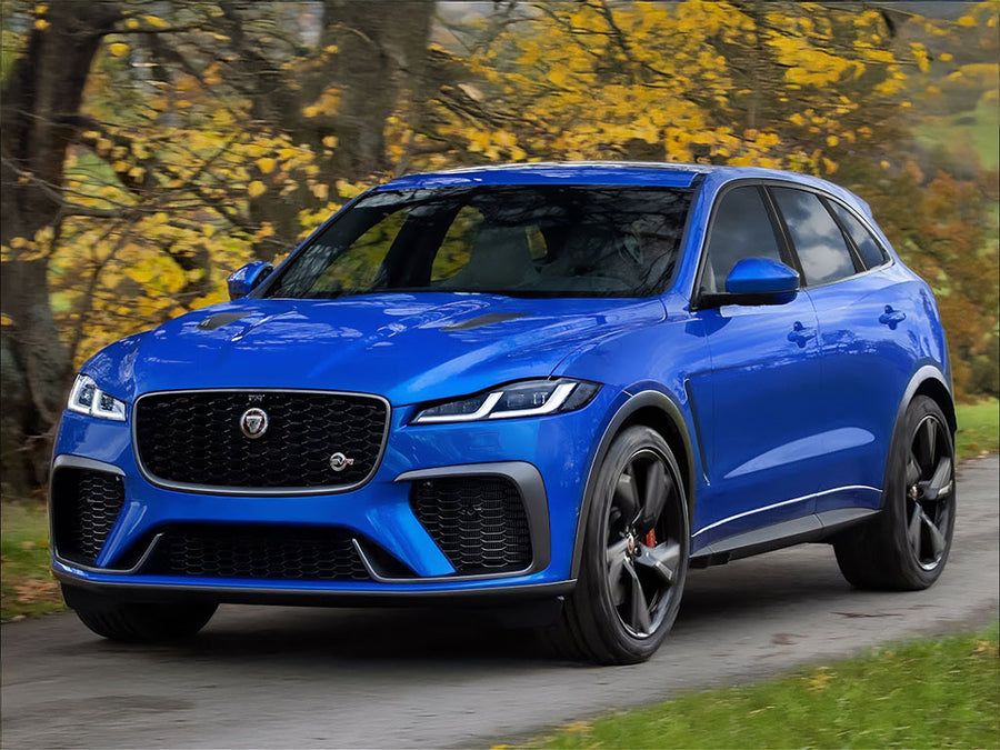 jaguar f-pace 2017-2023 Matte Black Pillar Trim