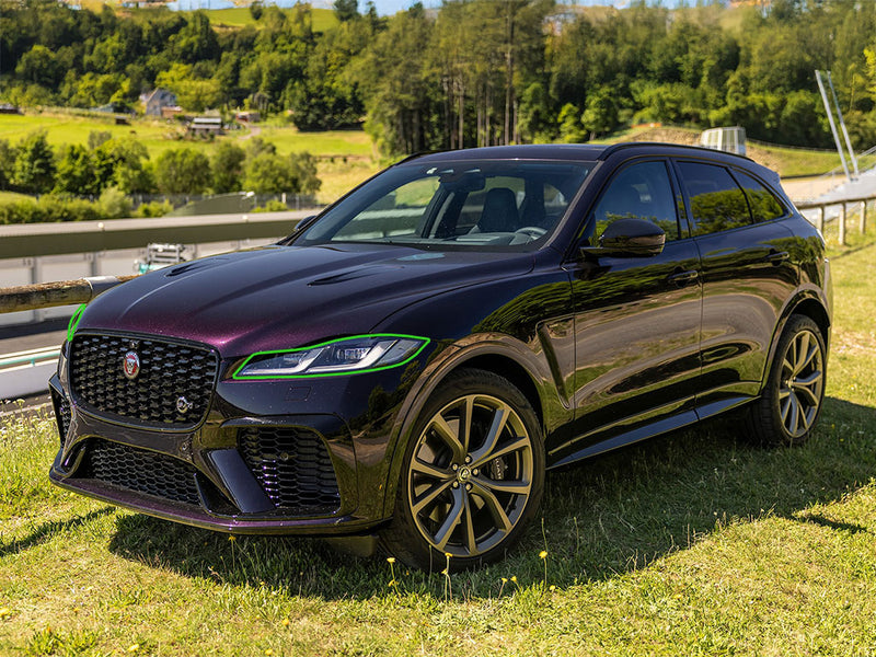 jaguar f-pace 2021-2025 Headlight Protection Installation Location