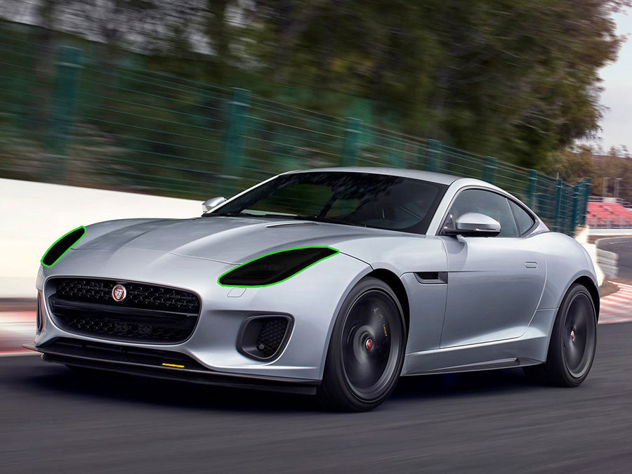 jaguar f-type 2014-2020 Headlight Tint Location
