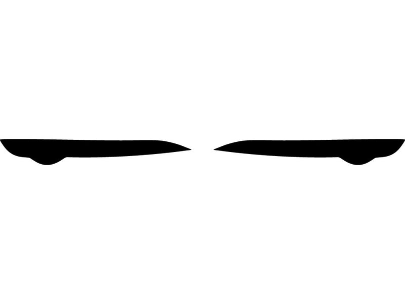 f-type Precut Tail Light Tint Diagram