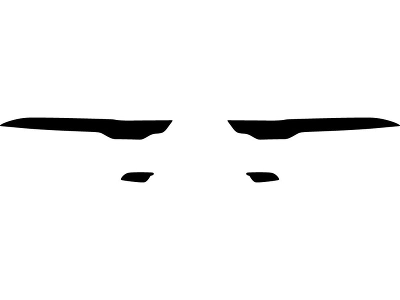 f-type Precut Tail Light Tint Diagram