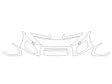 f-type Avery Dennison Clear Bra Bumper Precut PPF Diagram