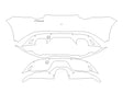 f-type 3M Clear Bra Door Cup Precut PPF Diagram