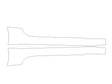 f-type 3M Clear Bra Door Cup Precut PPF Diagram