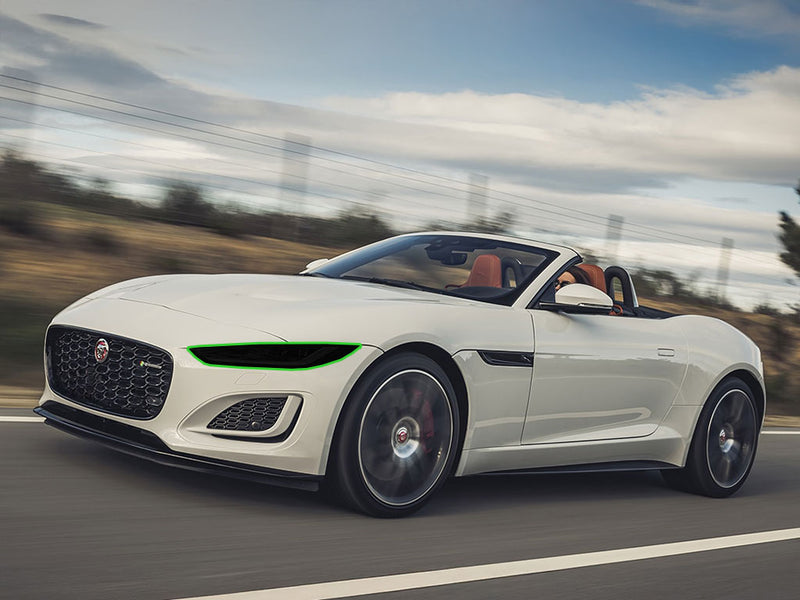 jaguar f-type 2021-2024 Headlight Tint Location