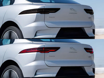 i-pace Before and After Smoked Taillights