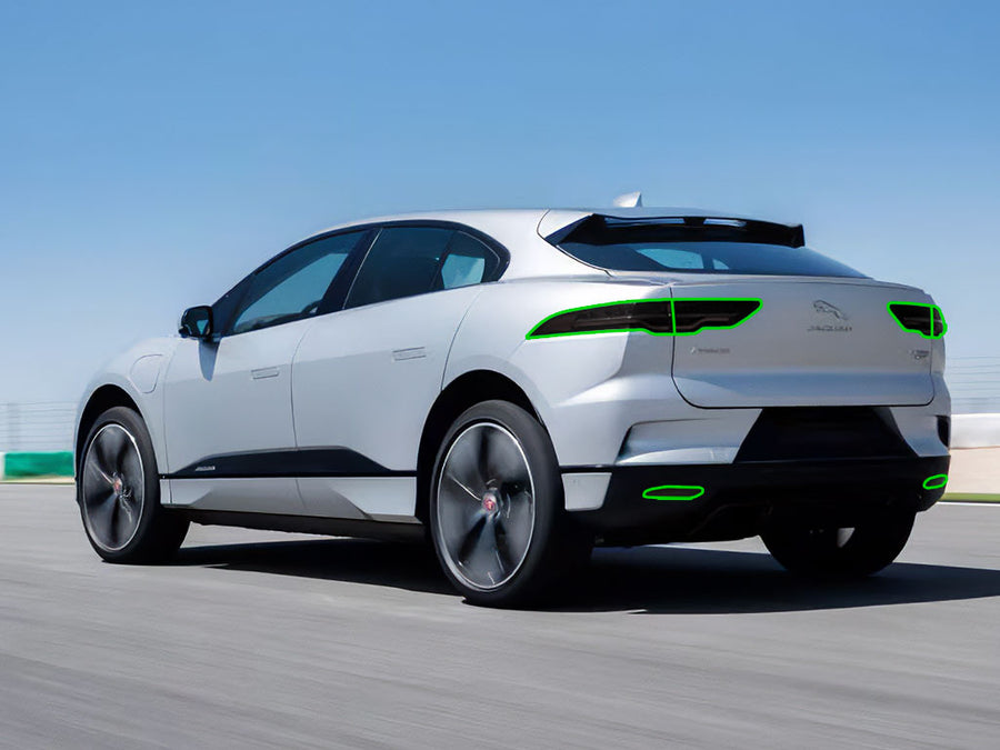 i-pace Tail Light Tint Installation Points