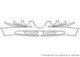 s-type 3M Clear Bra Bumper Precut PPF Diagram