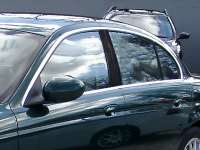 jaguar s-type 2000-2008 Carbon Fiber Pillar Cover Diagram