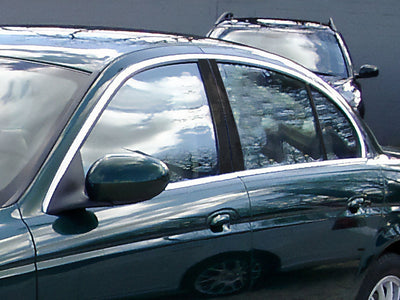 jaguar s-type 2000-2008 Matte Black Pillar Cover Diagram