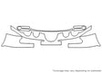 s-type 3M Clear Bra Bumper Precut PPF Diagram