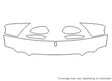 x-type Avery Dennison Clear Bra Hood Precut PPF Diagram