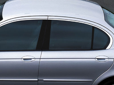 jaguar x-type 2002-2008 Carbon Fiber Pillar Cover Diagram
