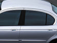 jaguar x-type 2002-2008 Brushed Aluminum Black Pillar Cover Diagram