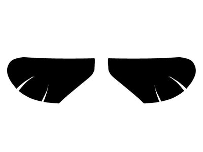 x-type (sedan) Precut Tail Light Tint Diagram