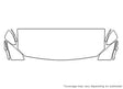 xe 3M Clear Bra Hood Precut PPF Diagram