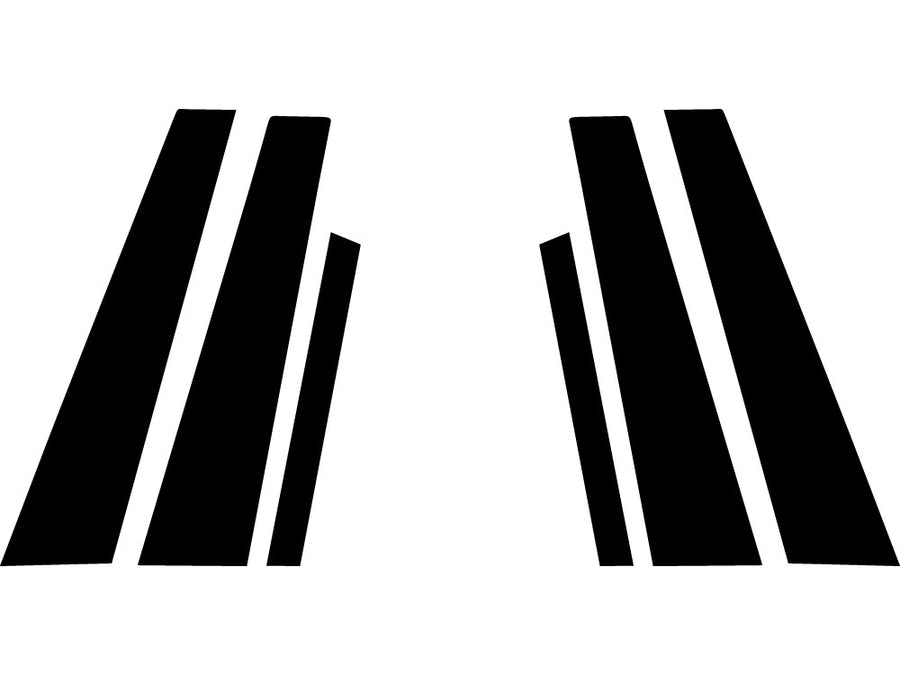 jaguar xe 2017-2020 Camo Pillar Trim Diagram